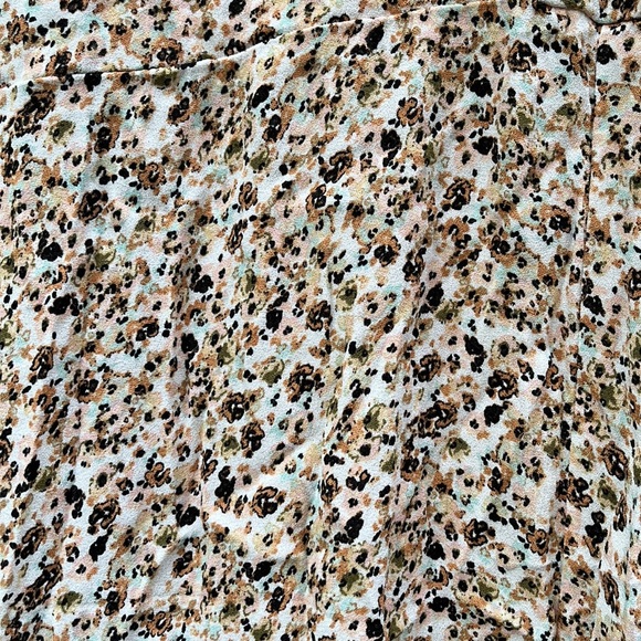 Patterned Midi dress with slit - Size Medium - Picture 3 of 5